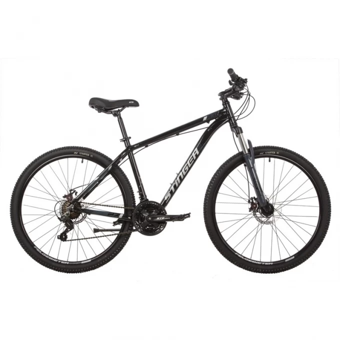 Горный велосипед STINGER ELEMENT STD 27" чёрный с рамой 16" 27AHD.ELEMSTD.16BK2 Горный велосипед STINGER ELEMENT STD 27" чёрный с рамой 16" 27AHD.ELEMSTD.16BK2