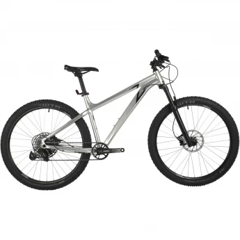 Горный велосипед STINGER ZETA EVO 27" серый с рамой 16" 27AHD.ZETAEVO.16SL1
